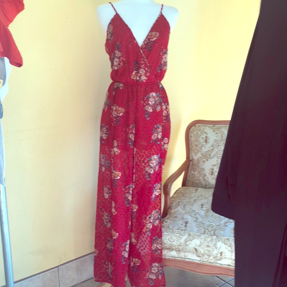 Band of Gypsies sheer jumpsuit romper.